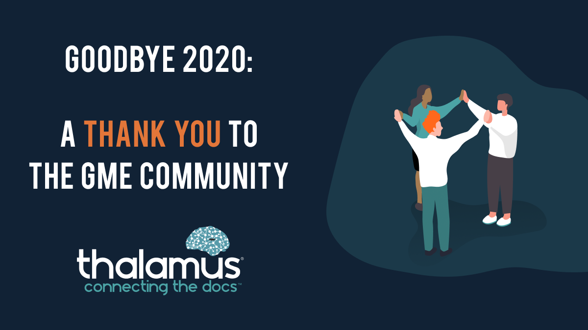 Goodbye 2020: A Thank You to the GME Community